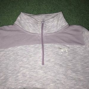 Pink quarter zip